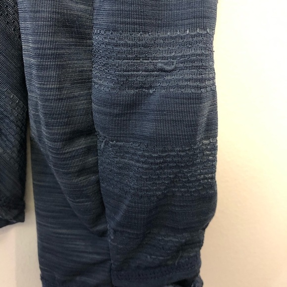 Athleta Blue Long Sleeve Running Shirt - Picture 9 of 10